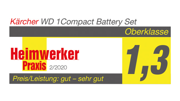 Mehrzwecksauger WD 1 Compact Battery Set